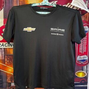 Spire Motorsports Chevrolet Marwin Sports Team Issued T Shirt Size Large